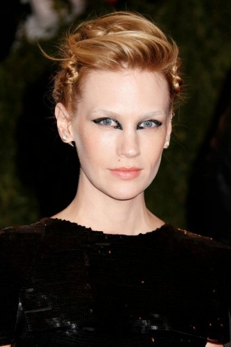 January Jones Met Gala 2013 Beauty 