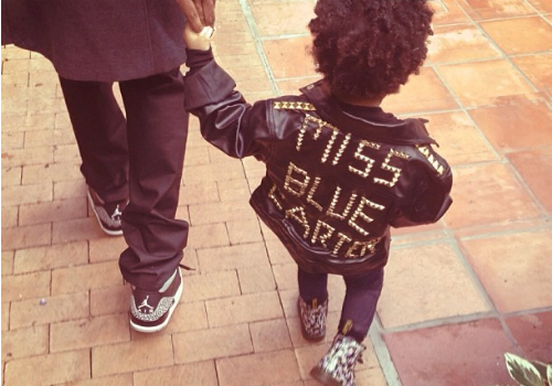 Best of 2013 Celebrity Instagram Pics Blue and Jay Z www.jinnaloves.com