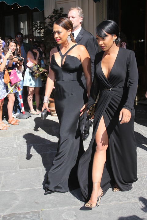 La La Anthony & Malika Haqq Head to KimYe's Wedding 