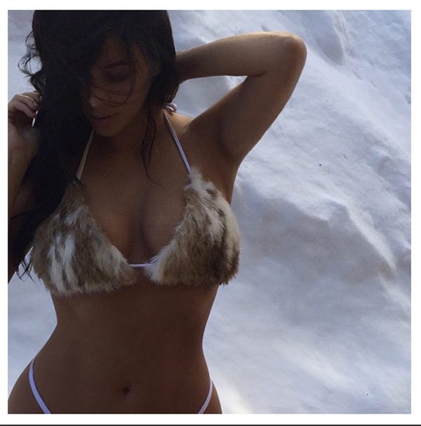 Kim Kardashian West Rocks Furkini3